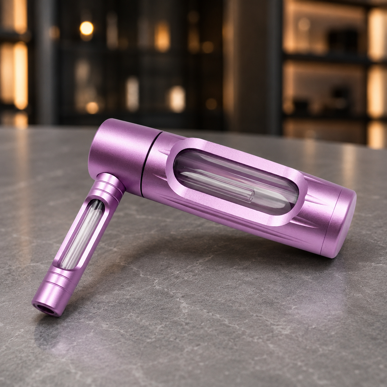 PipaBong de Aleación de Aluminio Portátil de 150mm desarmable