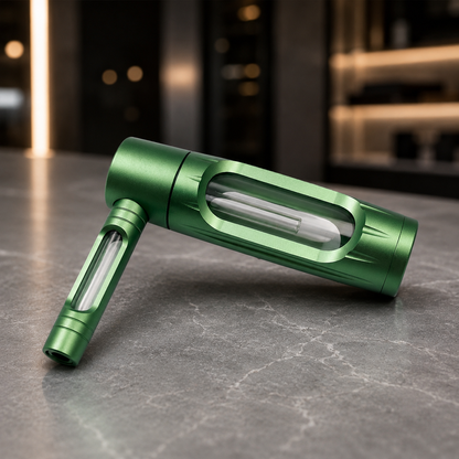 PipaBong de Aleación de Aluminio Portátil de 150mm desarmable